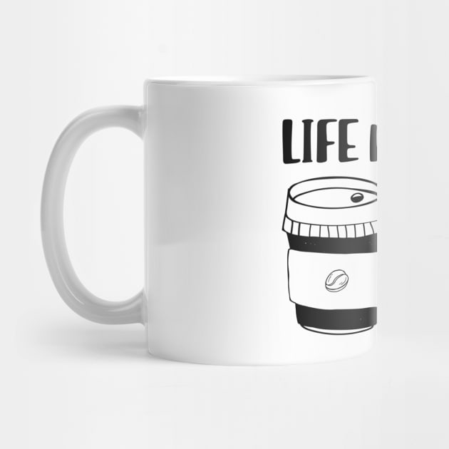 Coffee - Life happens coffee helps by KC Happy Shop